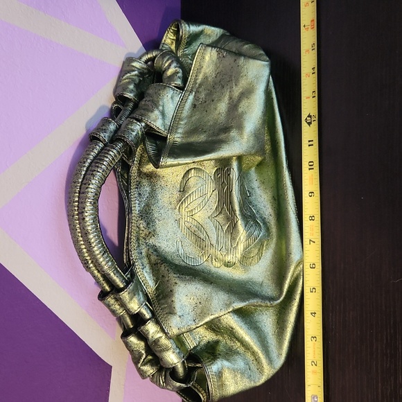 Loewe Metallic Green Leather Napa Aire Handbag - Picture 15 of 16